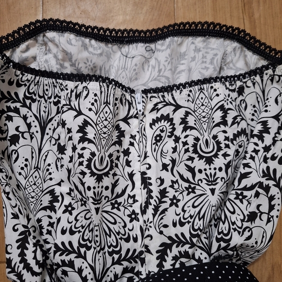 Le château black and white dress - Picture 4 of 6